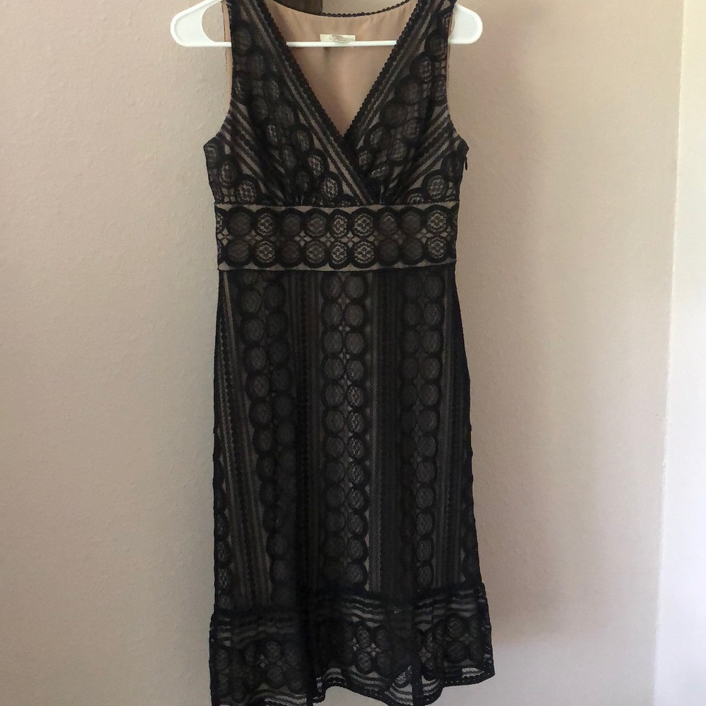 Black lace LOFT dress